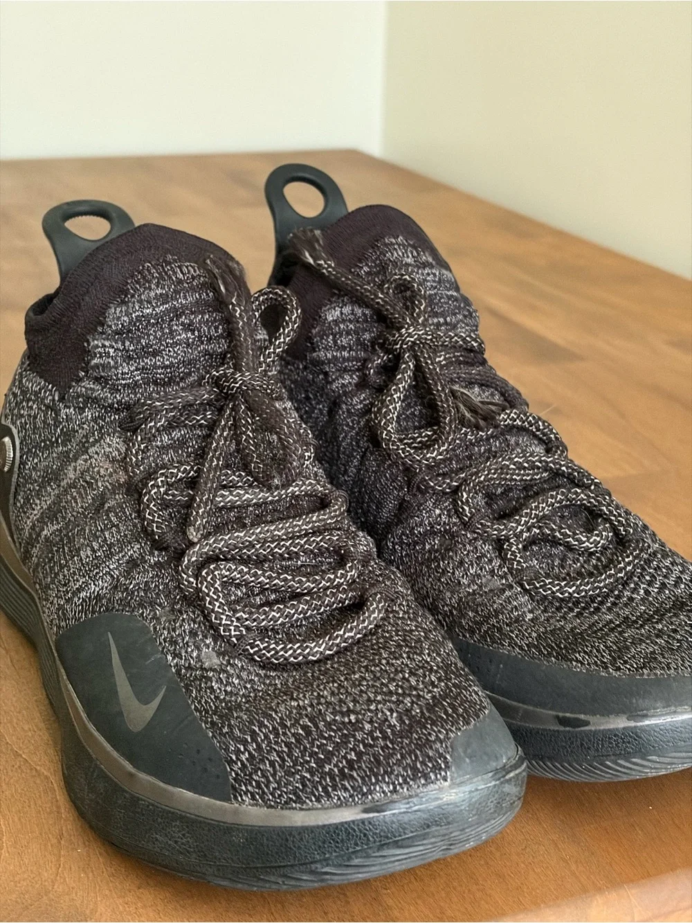 Nike Zoom KD 11 Twilight Pulse Black Flyknit Basketball Shoes - Men's 7.5